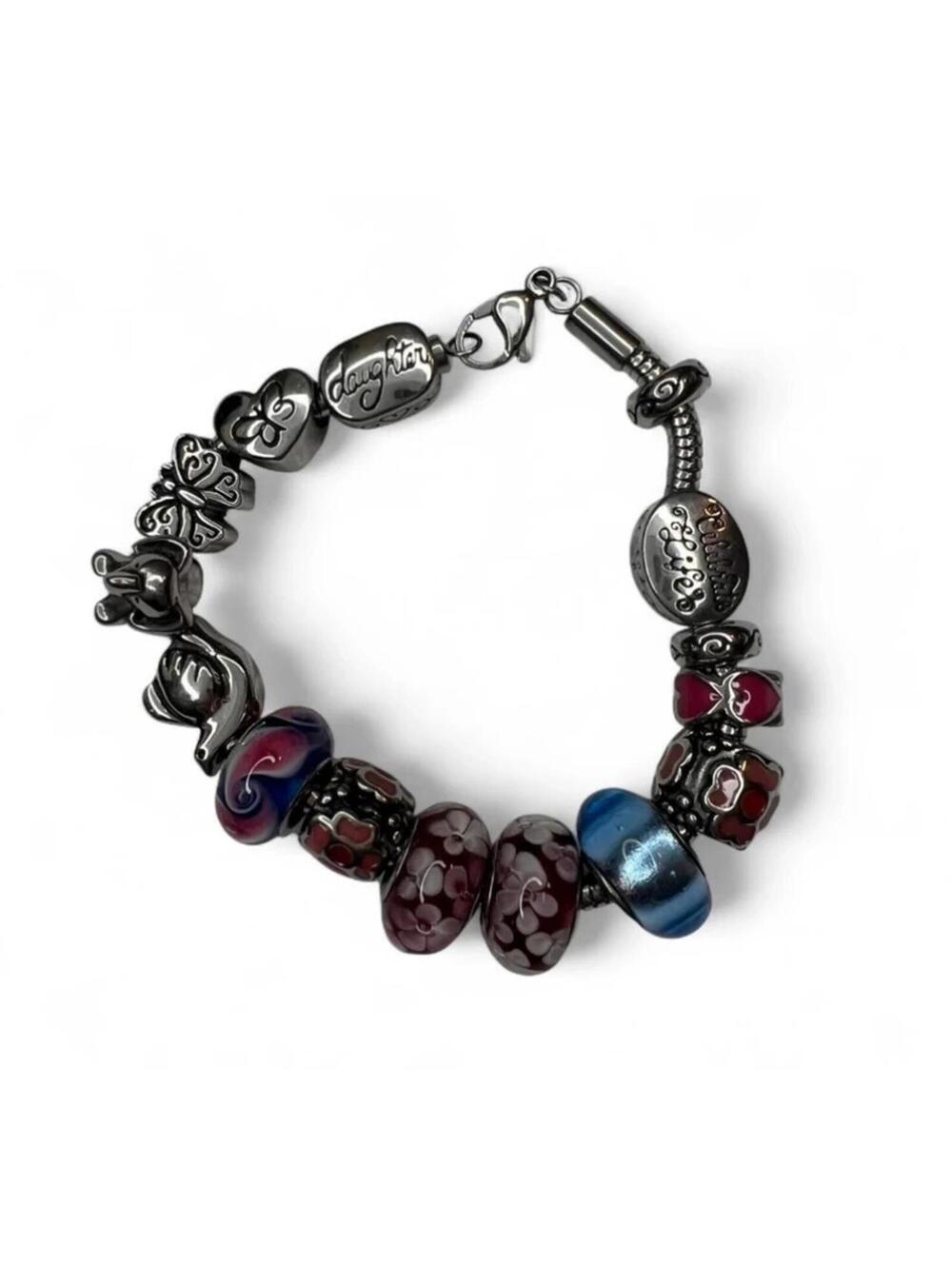 Daughter Themed Charm Bracelet